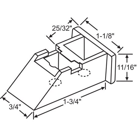 Strybuc Balance Top Sash Guide 60-642